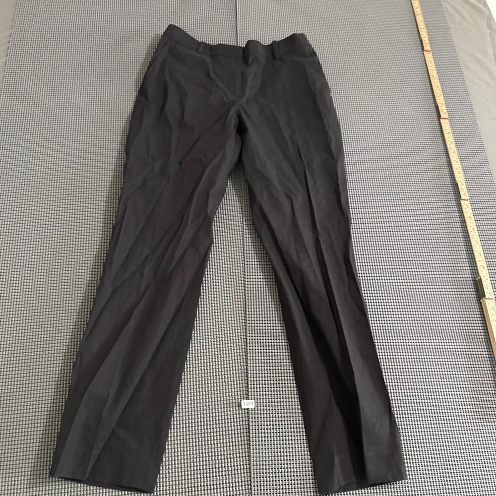 Theory Womens Black Straight Leg Dress Pants Size 0